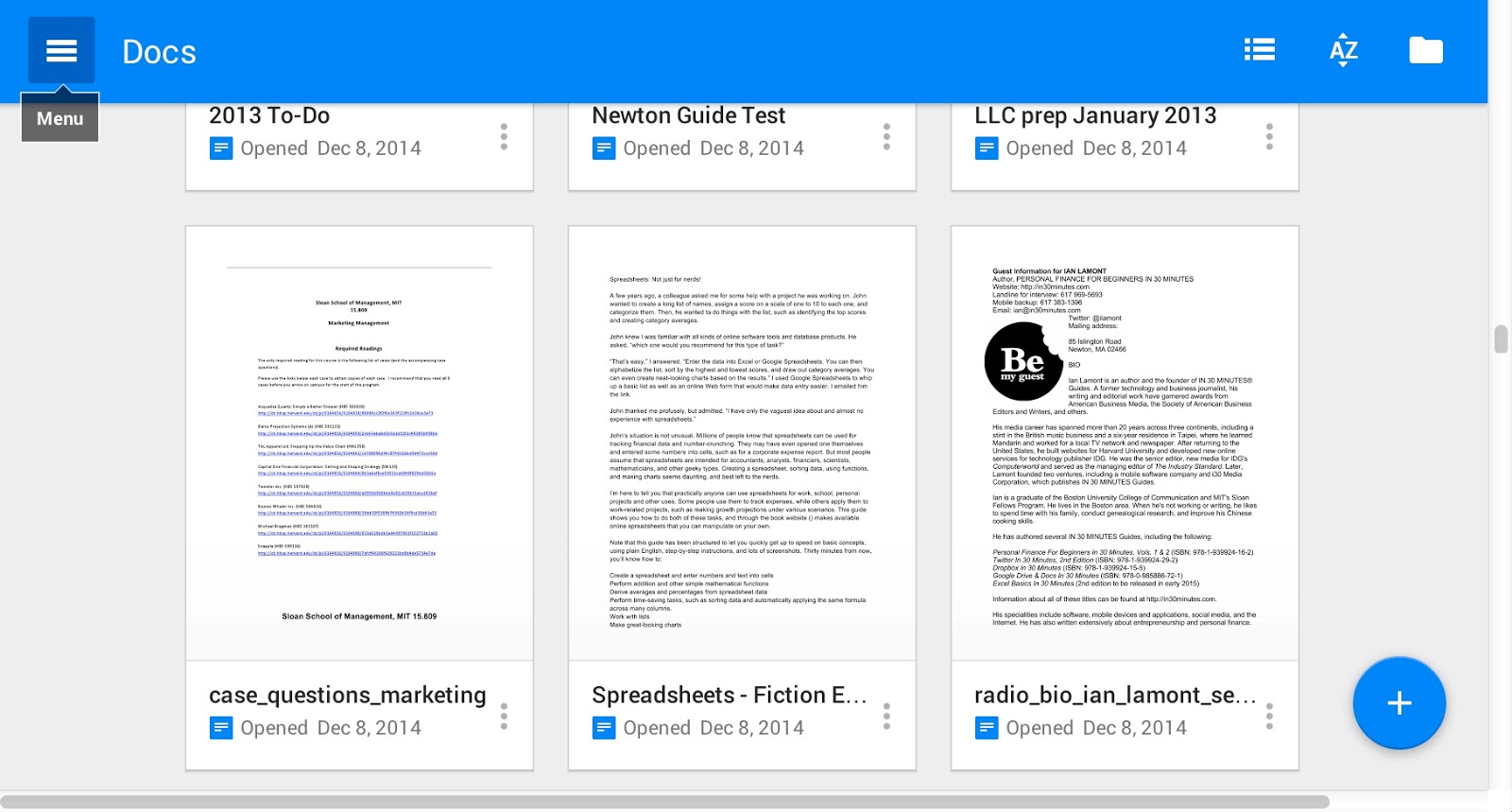 is google docs available for mac products